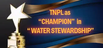 TNPL champion in water srewardship